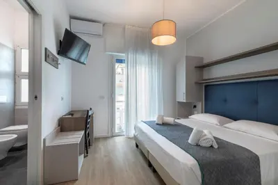 Letto o letti in una camera di Hotel Danieli