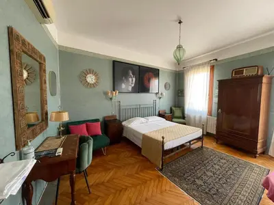 Letto o letti in una camera di B&B S.Marco
