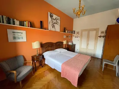 Letto o letti in una camera di B&B S.Marco