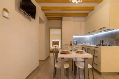 Cucina o angolo cottura di Veneziacentopercento Apartments & Rooms