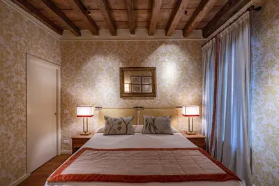 Letto o letti in una camera di Ca' Belle Arti in Dorsoduro