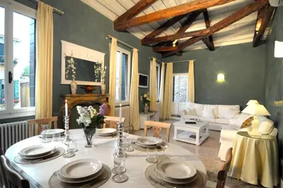 Area soggiorno di Ca' Dell'Artista Apartment with Terrace