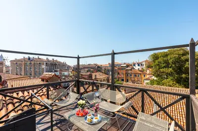 Balcone o terrazza di Ca' Della Luce Terrace in San Marco