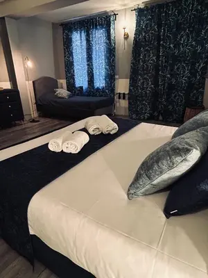 Letto o letti in una camera di Dimora Fattorini