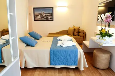 Letto o letti in una camera di Hotel Hollywood***S