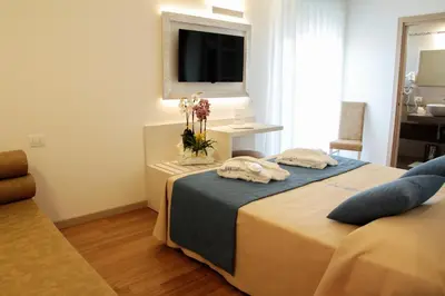 Letto o letti in una camera di Hotel Hollywood***S