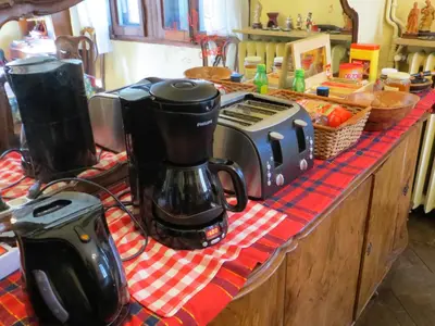 Set per la preparazione di tè e caffè presso Villa Elisabetta