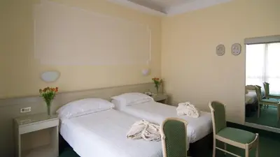 Letto o letti in una camera di Hotel Terme Antoniano