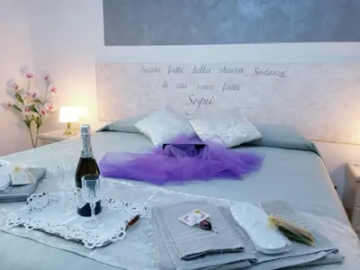 Letto o letti in una camera di Bassano Up