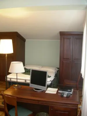 TV o dispositivi per l'intrattenimento presso Villa Del Poeta