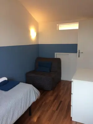 Letto o letti in una camera di Mansarda Santa Giustina