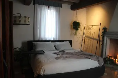 Letto o letti in una camera di Little Garden