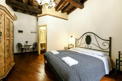 Letto o letti in una camera di Casetta Rossa