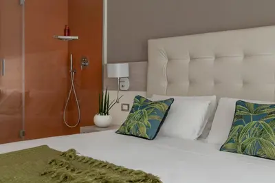 Letto o letti in una camera di Hotel Delle Rose