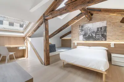 Letto o letti in una camera di Poli Grappa Suite