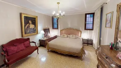 Letto o letti in una camera di Ca' Moro Murano