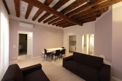 Area soggiorno di San Marco White Apartment