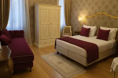 Letto o letti in una camera di Ai Cherubini