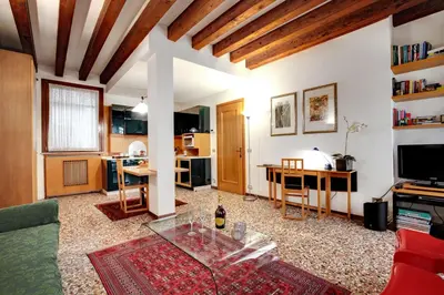 TV o dispositivi per l'intrattenimento presso Saint's Mark Apartment Venice