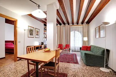 Area soggiorno di Saint's Mark Apartment Venice