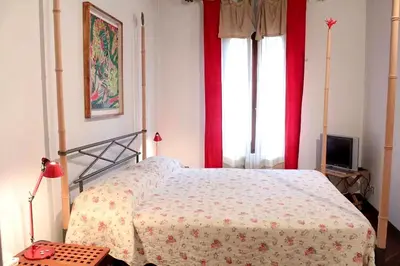Letto o letti in una camera di Venetian House With Terrace