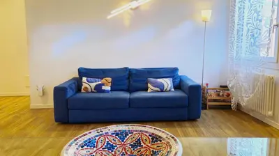 Area soggiorno di Ca' Monica Apartment