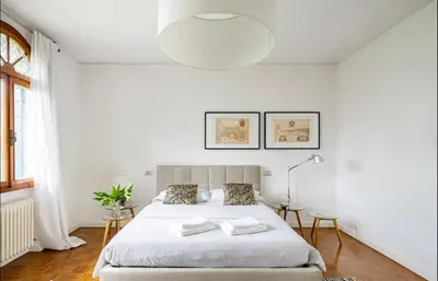 Letto o letti in una camera di Casa del Vigneto