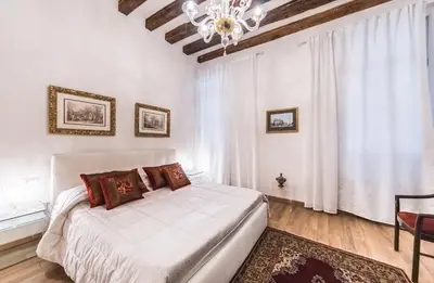 Letto o letti in una camera di CASA DEGLI ANGELI, free wi-fi near San Marco