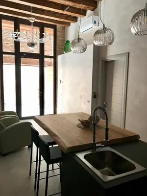 Cucina o angolo cottura di Al Pozzo di Luce Venezia Suites
