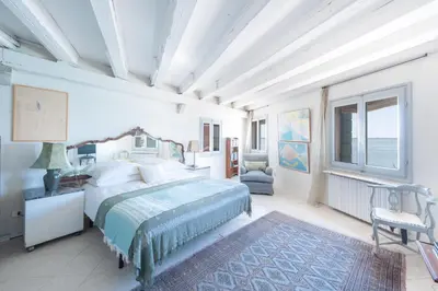 Letto o letti in una camera di Ca' Laguna, stunning views on Bacino di San Marco.