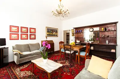 Area soggiorno di Prince Apartments