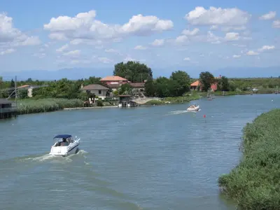Vista sul fiume nelle vicinanze dell'hotel