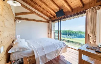 Letto o letti in una camera di Agriturismo Dolce Colle