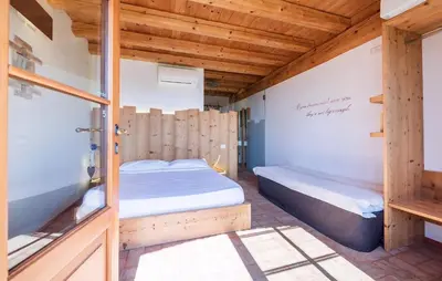 Letto o letti in una camera di Agriturismo Dolce Colle