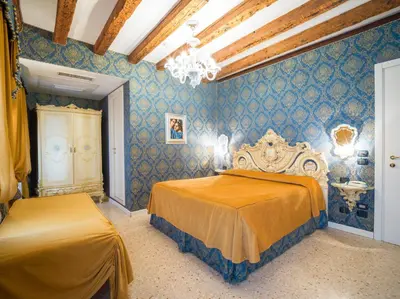 Letto o letti in una camera di Dimora Marciana