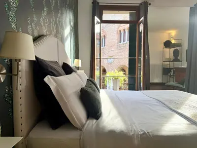 Letto o letti in una camera di Palazzina300
