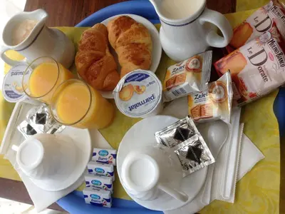 Cibo presso il bed & breakfast o nelle vicinanze
