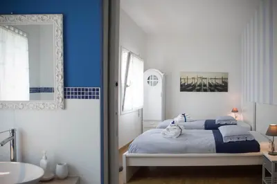 Letto o letti in una camera di La Casa di Amedeo