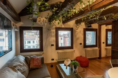 Area soggiorno di Margherita House Venice