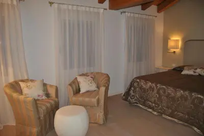 Letto o letti in una camera di Agriturismo Ca' Beatrice - Venice Airport