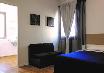 Letto o letti in una camera di Canton del Gallo