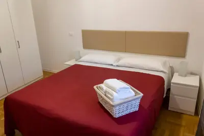 Letto o letti in una camera di Canton del Gallo