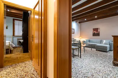 Area soggiorno di San Marco - 2 bedrooms with lift