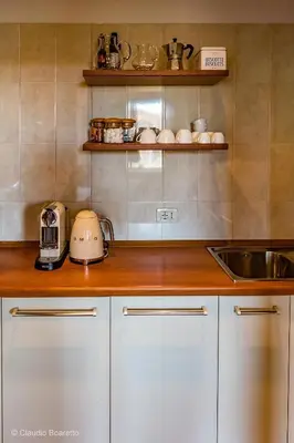 Cucina o angolo cottura di Casetta Biennale Arsenale VeniseJeTaime