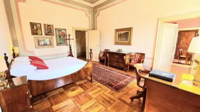 Letto o letti in una camera di Castello di Lispida