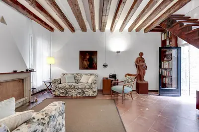 Area soggiorno di Cà Malvasia House With Garden