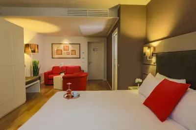 Letto o letti in una camera di Hotel Glamour