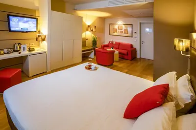Letto o letti in una camera di Hotel Glamour