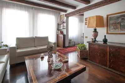 Area soggiorno di Suite Corte Segreta CANAL WIEW