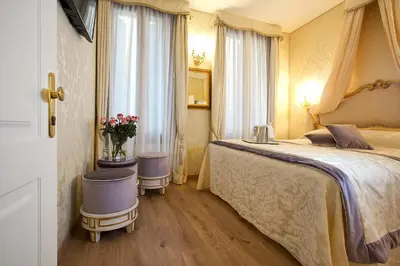 Letto o letti in una camera di Residenza Goldoni
